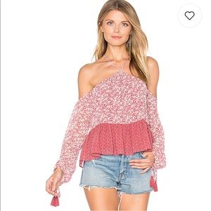 Tularosa Syrah Blouse in Dusted Berry